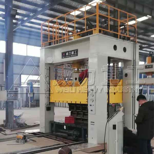 1000噸模具研配液壓機(jī)_SMC框架汽車(chē)配件模壓機(jī)