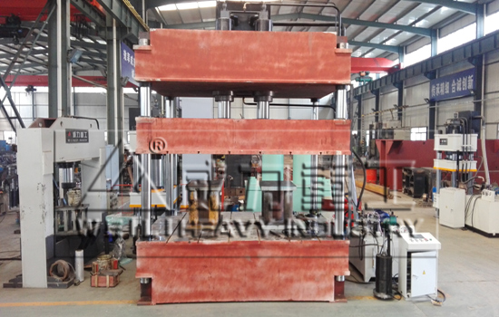 電動(dòng)車擋板四柱液壓機(jī)