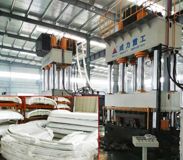 汽車玻璃鋼導(dǎo)流罩成型液壓機1500噸2000T模壓機