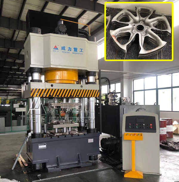 800噸汽車配件沖壓液壓機(jī)_800T伺服四柱液壓機(jī)