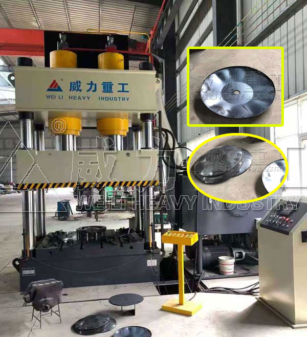 壓制振動(dòng)篩防塵蓋成型設(shè)備-500噸四柱拉伸液壓機(jī)