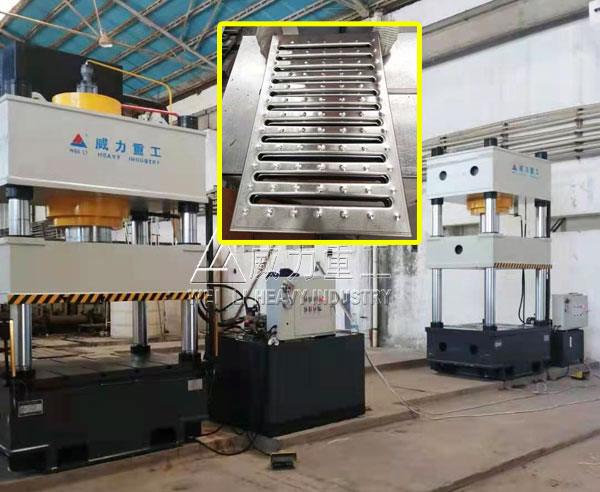 不銹鋼地溝蓋板液壓機500t630T800噸地溝蓋板壓力機