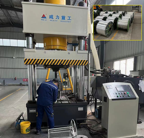 630噸焊絲擠壓液壓機-630噸伺服液壓機