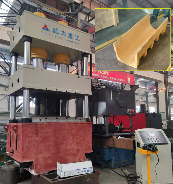 U型復(fù)合樹脂排水溝模壓液壓機-400噸500液壓機